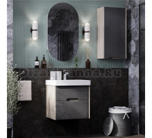 Мебель для ванной AQUATON Оливия 55 грей/дуб ойстер