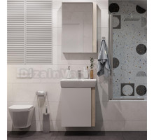 Мебель для ванной AQUATON Кантри 55 белый/дуб верона