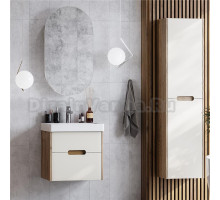 Мебель для ванной AQUATON Оливия 55 бежевый/дуб велл