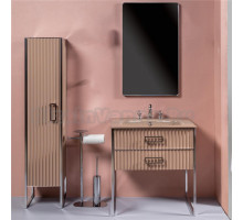 Мебель для ванной Armadi Art Monaco 80 капучино, хром