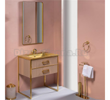 Мебель для ванной Armadi Art Monaco 80 капучино, золото
