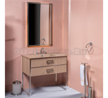 Мебель для ванной Armadi Art Monaco 100 капучино, хром