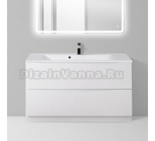 Тумба для комплекта BelBagno Marino 100 bianco lucido, напольная