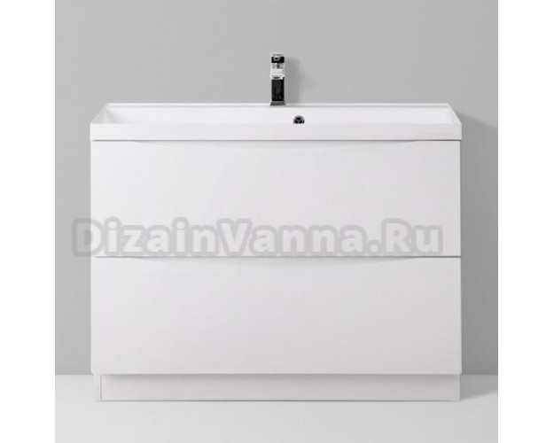 Тумба с раковиной belbagno marino 100 bianco opaco