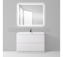Мебель для ванной BelBagno Marino 90 bianco lucido, напольная