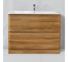 Тумба с раковиной BelBagno Albano 90 напольная, rovere rustico