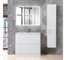 Мебель для ванной BelBagno Albano 90 напольная, bianco lucido