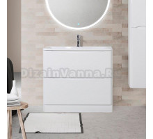 Тумба с раковиной BelBagno Acqua 100 напольная, bianco lucido
