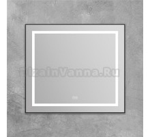 Зеркало BelBagno Kraft SPC-KRAFT-885-785-TCH-WARM-NERO черное, с подогревом