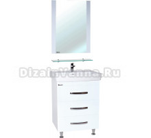 Мебель для ванной Bellezza Рокко 60 напольная, белая