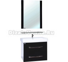 Мебель для ванной Bellezza Рокко 70 подвесная, черная