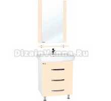 Мебель для ванной Bellezza Рокко 70 напольная, бежевая