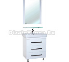Мебель для ванной Bellezza Рокко 70 напольная, белая