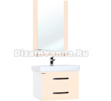 Мебель для ванной Bellezza Рокко 80 подвесная, бежевая