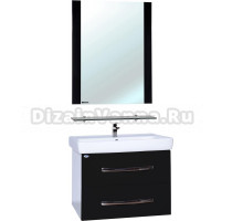 Мебель для ванной Bellezza Рокко 80 подвесная, черная