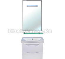 Мебель для ванной Bellezza Санриса 60 подвесная, белая