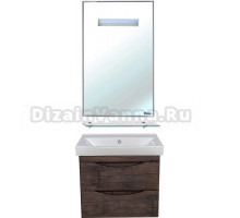 Мебель для ванной Bellezza Санриса 60 подвесная, орех