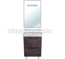 Мебель для ванной Bellezza Санриса 60 напольная, орех
