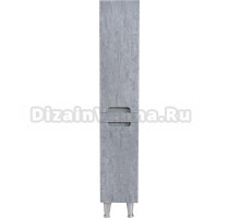 Шкаф-пенал Bellezza Грейс 30 L, напольный, скала серая