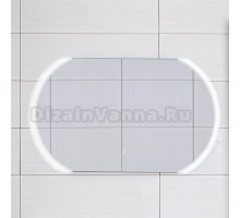 Зеркало Бриклаер Вега/Мальта 100 с подсветкой, овальное