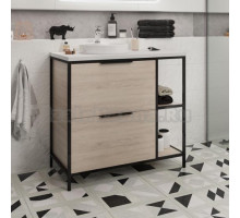 Тумба с раковиной Cersanit Bosquet 80