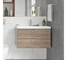 Тумба с раковиной Cersanit Lara 50 орех