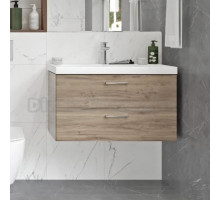 Тумба с раковиной Cersanit Lara 80 орех