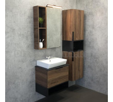 Мебель для ванной Comforty Штутгарт 60, подвесная, дуб тёмно-коричневый
