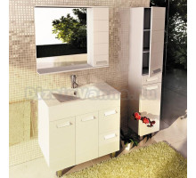 Мебель для ванной Comforty Модена М 90, напольная, белая матовая