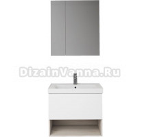 Мебель для ванной Dreja Perfecto 60 дуб эврика/белый глянец