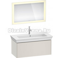 Мебель для ванной Duravit White Tulip 105 скандинавский белый шелковисто-матовый
