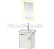 Мебель для ванной Duravit White Tulip 45 с ручкой, шелковисто-матовый