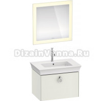 Мебель для ванной Duravit White Tulip 75 с ручкой, шелковисто-матовый