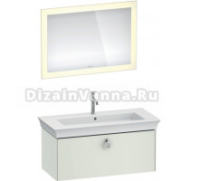 Мебель для ванной Duravit White Tulip 105 с ручкой, шелковисто-матовый