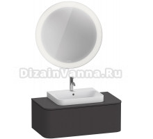 Мебель для ванной Duravit Happy D.2 Plus 100 графит суперматовый