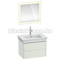 Мебель для ванной Duravit White Tulip 75 2 ящика, шелковисто-матовый