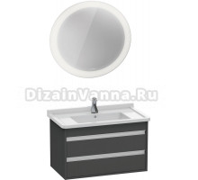 Мебель для ванной Duravit Ketho 80 графит матовый