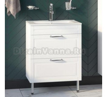 Тумба с раковиной IDDIS Oxford 60, напольная, белая