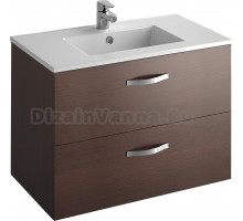 Тумба с раковиной Jacob Delafon Ola 80 темный дуб