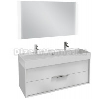 Мебель для ванной Jacob Delafon Vivienne 120 белая, ручки хром