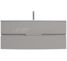 Тумба с раковиной Jacob Delafon Nona 120 глянцевый серый титан