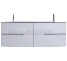 Тумба с раковиной Jacob Delafon Nona 140 глянцевый белый