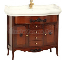 Тумба с раковиной Migliore Bella 100 noce