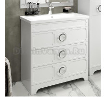 Тумба с раковиной Misty Лейла 70 белая