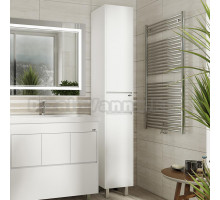 Шкаф-пенал Misty Алиса 35 L, белый, с ящиком