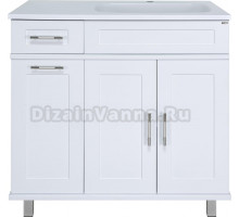 Тумба с раковиной Misty Купер 90 R с бельевой корзиной