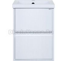 Тумба с раковиной Misty Алиса 40 подвесная, белая