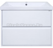 Тумба с раковиной Misty Алиса 50 подвесная, белая