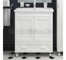 Тумба с раковиной Misty Дива 75 белая