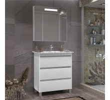 Мебель для ванной Opadiris Фреш 80 напольная, белая